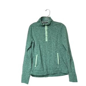 Avalanche Green‎ Quarter Snap Sweatshirt Size M